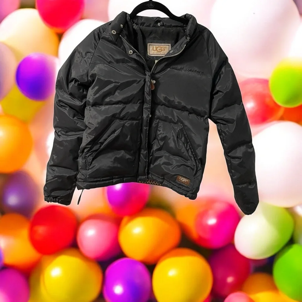 Ugg Australia Youth Unisex? Puffer Coat Size XS/XCH Down/Feath Zip Lined Black